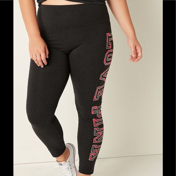 Pink Victoria’s Secret Cotton High Waist Full Length Legging NWT - Picture 2 of 8